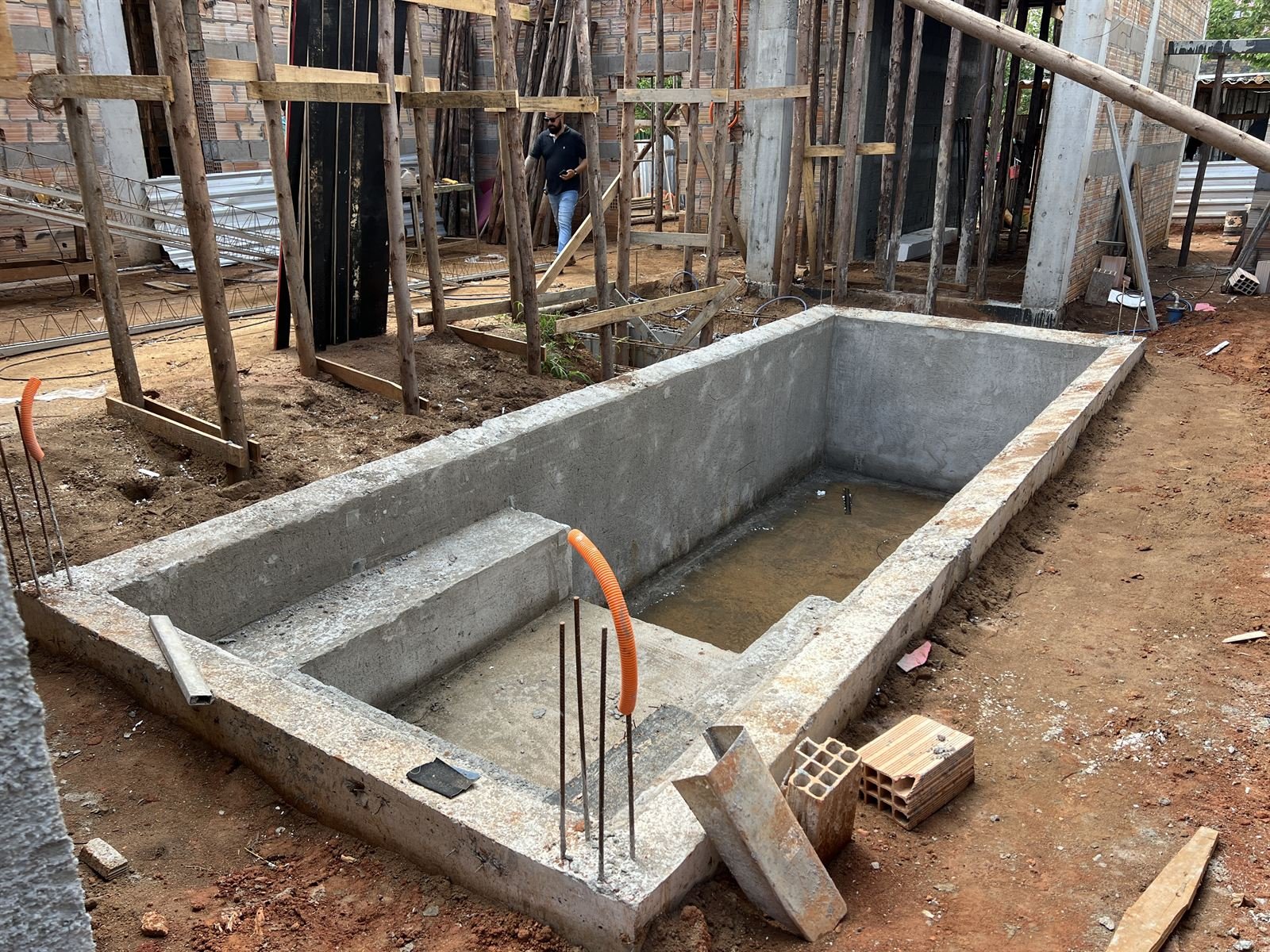 Residência de alto padrão em Franca SP — obra executada pela Kaique Garcia Construções