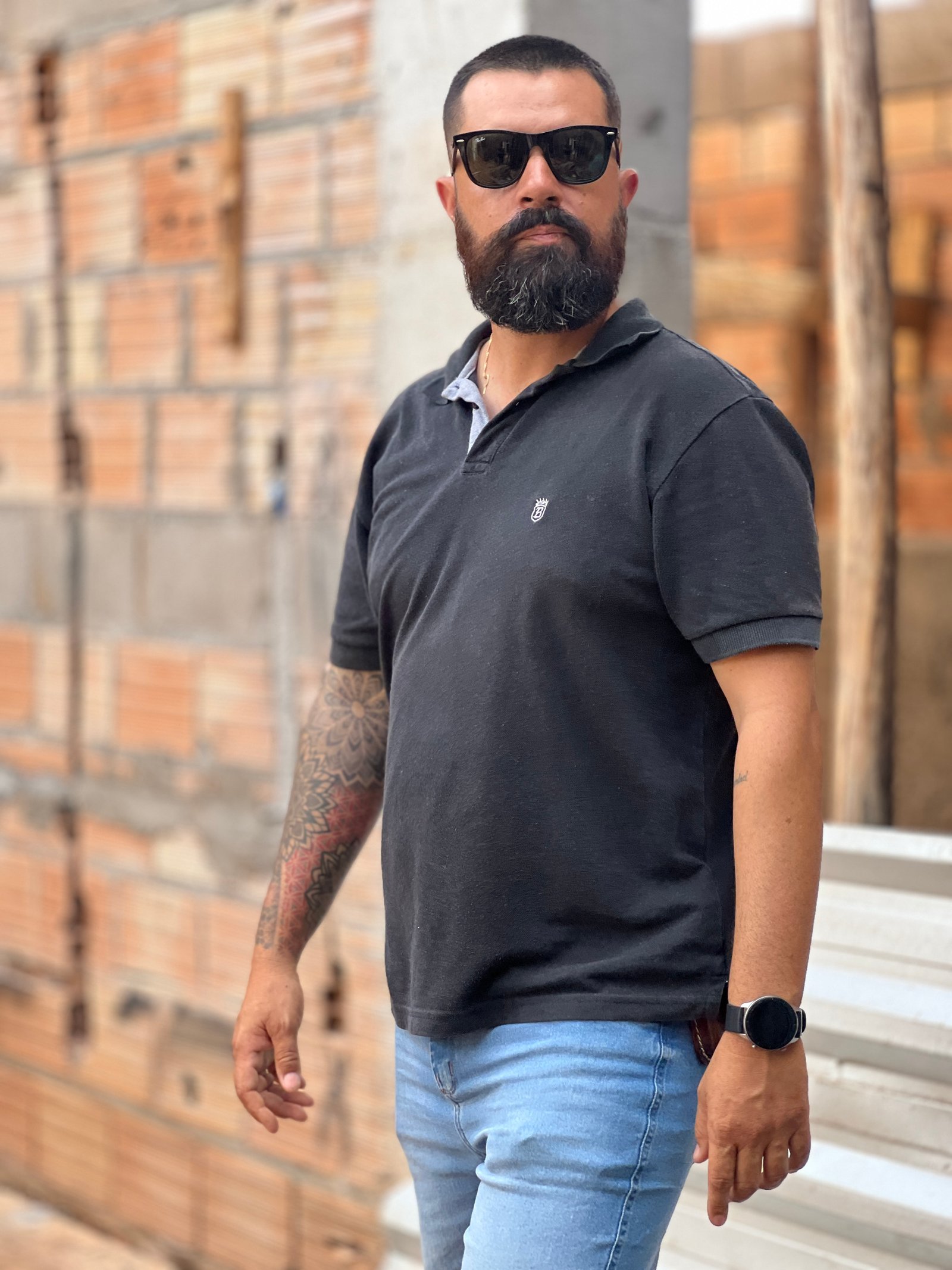 Equipe de obra sob supervisão — Kaique Garcia Construções Franca